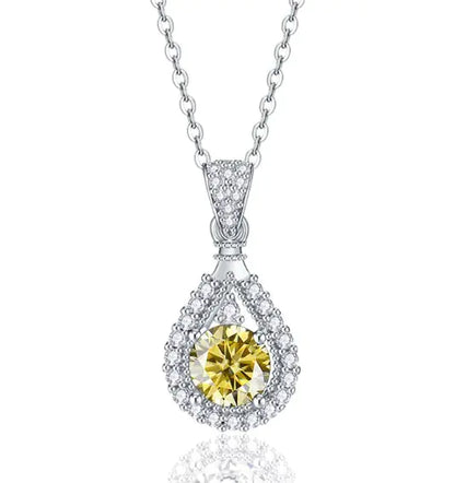 Drop Moissanite Necklace