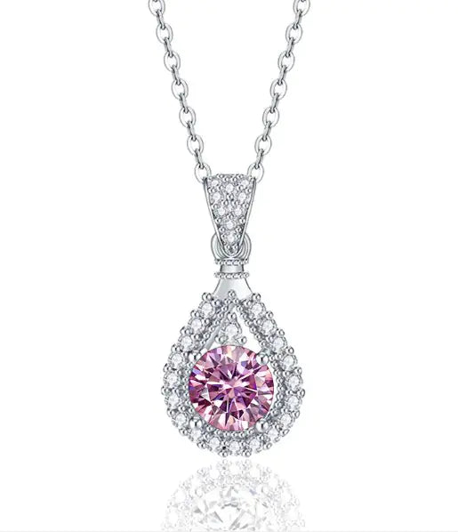 Drop Moissanite Necklace