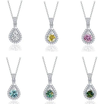 Drop Moissanite Necklace