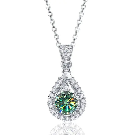 Drop Moissanite Necklace