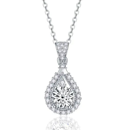 Drop Moissanite Necklace
