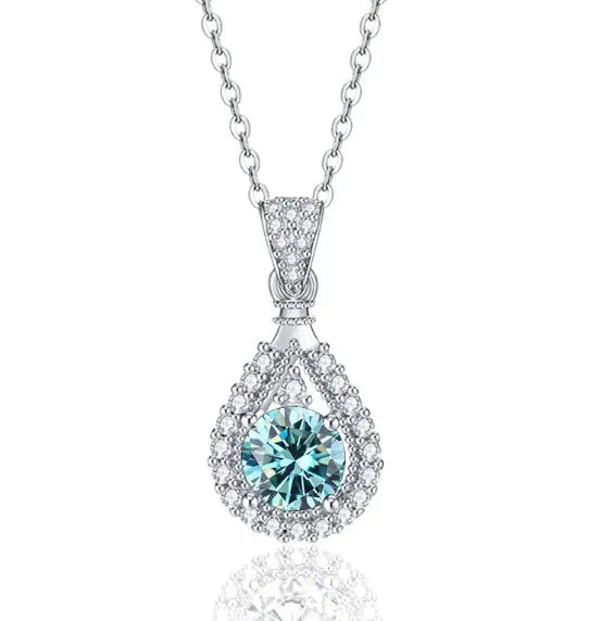 Drop Moissanite Necklace