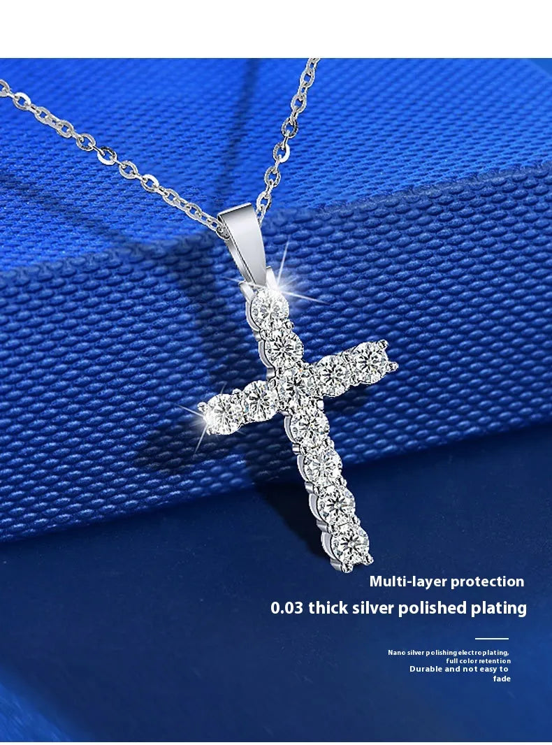 925 Sterling Silver Cross Necklace